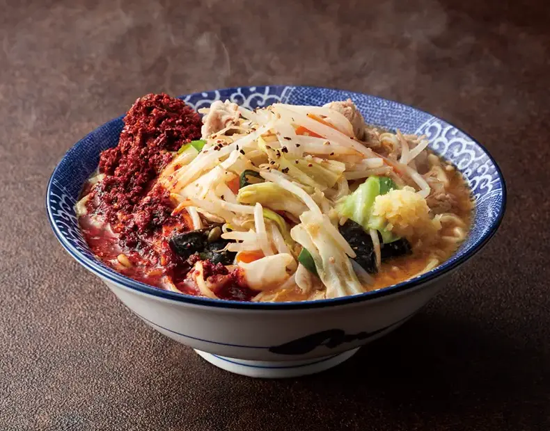 たっぷり野菜の濃厚辛味噌タンメン